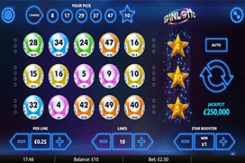 Spinlotto Slot Game Screenshot Image