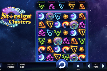 Starsign Clusters Slot Game Screenshot Image