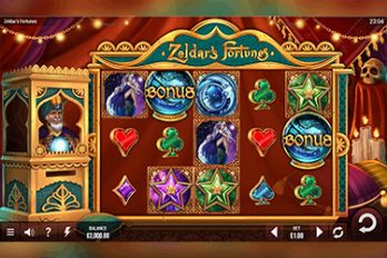 Zeldar's Fortunes Slot Game Screenshot Image