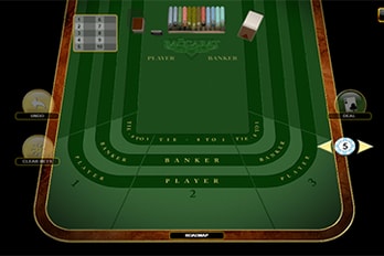 American Baccarat Table Game Screenshot Image