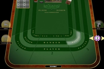 American Baccarat Zero Commission Table Game Screenshot Image