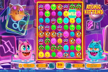 Atomic Kittens Slot Game Screenshot Image