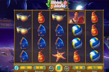 Bikini Island Deluxe Slot Game Screenshot Image