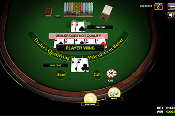 Caribbean Holdem Table Game Screenshot Image