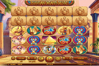 Egyptian Dreams Deluxe Slot Game Screenshot Image
