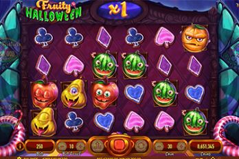Fruity Halloween Slot Game Screenshot Image