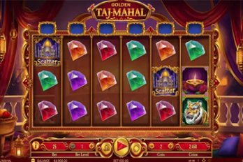 Golden Taj Mahal Slot Game Screenshot Image