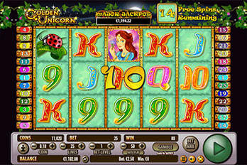 Golden Unicorn Slot Game Screenshot Image
