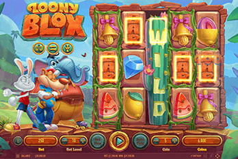 Loony Blox Slot Game Screenshot Image
