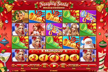 Naughty Santa: Milk & Cookies Slot Game Screenshot Image