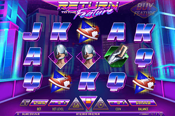 Return To The Feature Slot Game Screenshot Image
