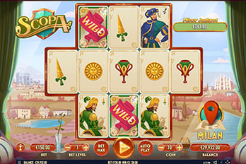 Scopa Slot Game Screenshot Image