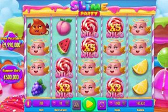 Slime Party Slot Game Screenshot Image
