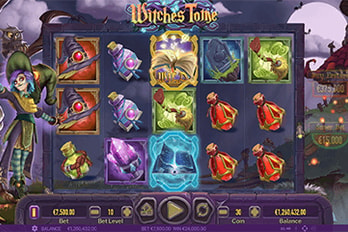 Witches Tome Slot Game Screenshot Image