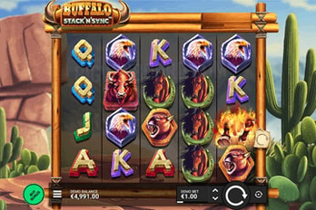 Buffalo Stack n Sync Slot Game Screenshot Image