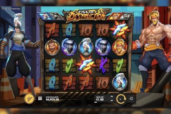 Fist of Destruction Slot Game Screenshot Image