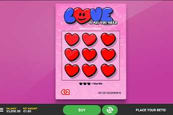 Love Is All You Need Scratch Game Screenshot Image