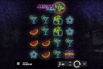 Miami Multiplier Slot Game Screenshot Image