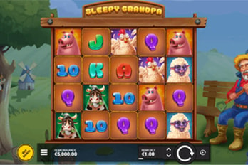 Sleepy Grandpa Slot Game Screenshot Image