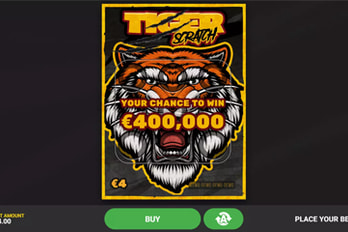 Tiger Scratch Game Screenshot Image