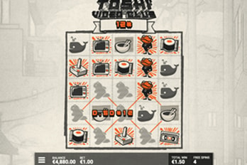 Hacksaw Toshi Video Club Slot Game Screenshotl Image