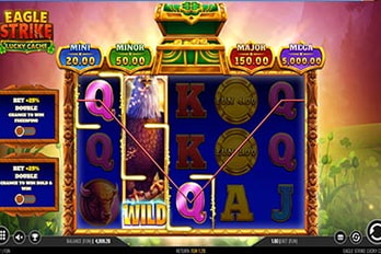 Eagle Strike Lucky Cache Slot Game Screenshot Image