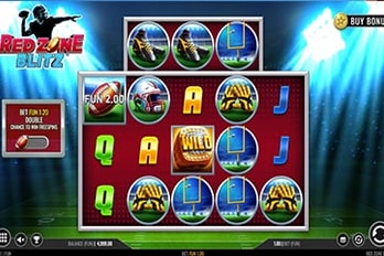 Red Zone Blitz Slot Game Screenshot Image