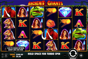 Ancient Giants Slot Game Screenshot Image