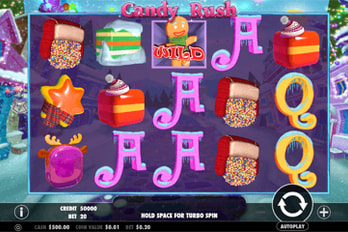 Candy Rush Slot Game Screenshot Image