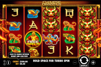 Chinese Dragons Slot Game Screenshot Image