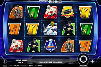 Hockey Wild Match Slot Game Screenshot Image