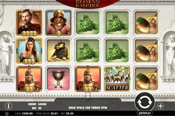 Roman Empire Slot Game Screenshot Image