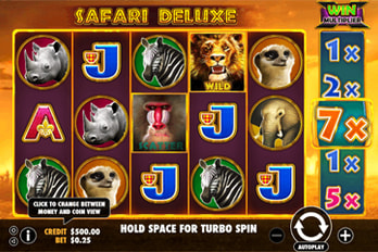 Safari Deluxe Slot Game Screenshot Image