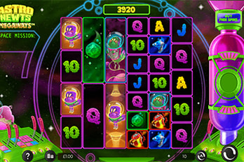 Astro Newts Megaways Slot Game Screenshot Image