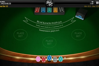 Blackjack Classic Table Game Screenshot Image