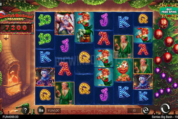 Santa's Big Bash! Megaways Slot Game Screenshot Image
