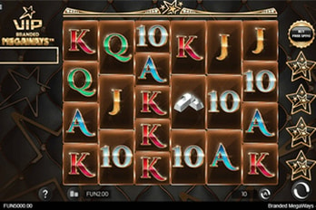 Branded Megaways Slot Game Screenshot Image