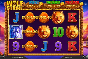 Wolf Strike Slot Game Screenshot Image