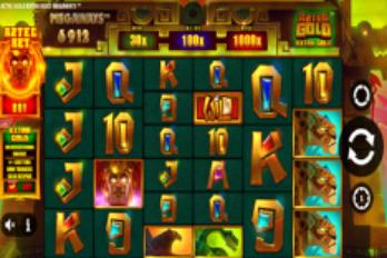 iSoftBet Aztec Gold Extra Gold Megaways Hold & Win Slot Game Screenshot Image