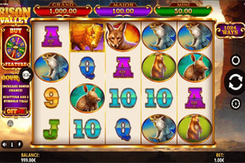 Bison Valley Slot Game Screenshot Image
