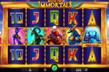 iSoftBet Book of Immortals Slot Game Screenshot Image