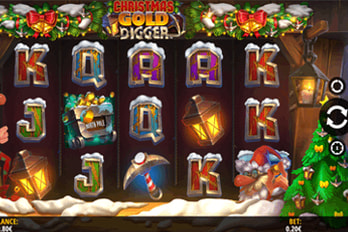Christmas Gold Digger Slot Game Screenshot Image