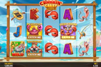 iSoftBet Crabbin' Crazy Slot Game Screenshot Image