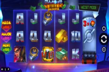 iSoftBet Diamond Heist Hold & Win Slot Game Screenshot Image