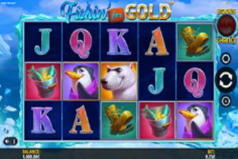 iSoftBet Fishin' for Gold Slot Game Screenshot Image
