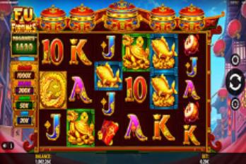 iSoftBet Fu Fortunes Megaways Slot Game Screenshot Image