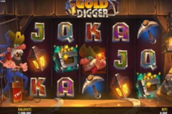 iSoftBet Gold Digger Hold & Win Slot Game Screenshot Image