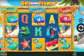 Gus Goes Fishin' Slot Game Screenshot Image