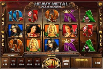 Heavy Metal Warriors Slot Game Screenshot Image