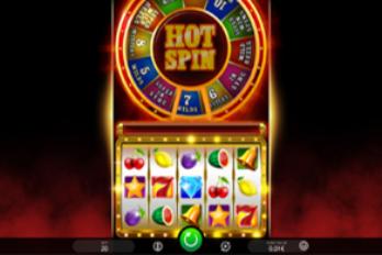 iSoftBet Hot Spin Slot Game Screenshot Image